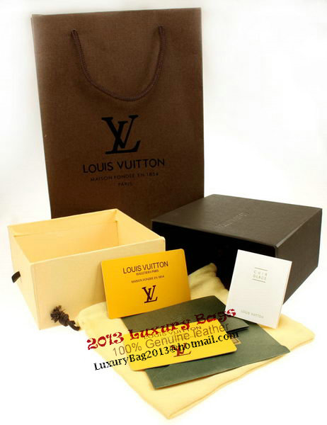 Louis Vuitton Damier Ebene Canvas Belt LV207 Shiny Gold