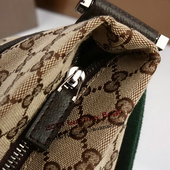 Gucci GG Canvas Medium Messenger Bag 189751 Brown Gucci GG Canvas Medium Messenger Bag 189751 Brown