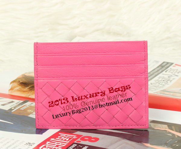 Bottega Veneta Intrecciato VN Card Case 5811 Peach Bottega Veneta Intrecciato VN Card Case 5811 Peach