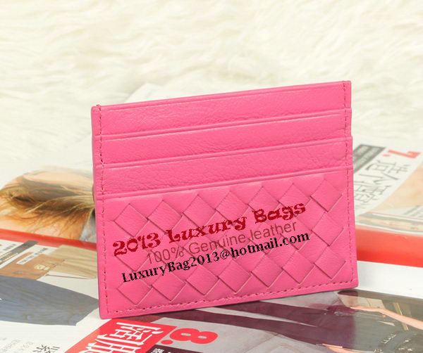 Bottega Veneta Intrecciato VN Card Case 5811 Peach Bottega Veneta Intrecciato VN Card Case 5811 Peach