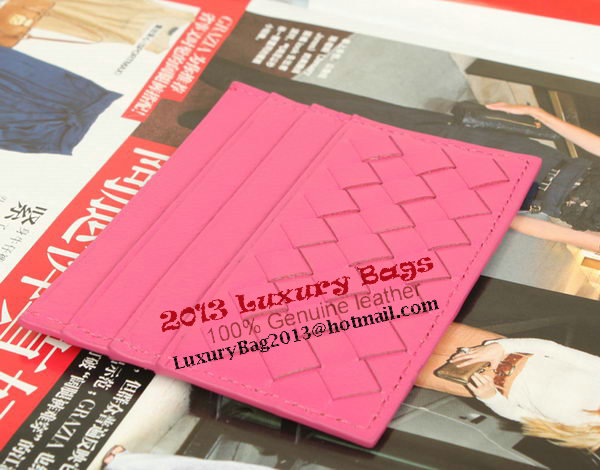 Bottega Veneta Intrecciato VN Card Case 5811 Peach Bottega Veneta Intrecciato VN Card Case 5811 Peach