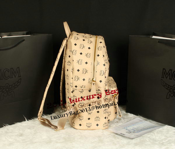 MCM Stark Backpack Jumbo in Calf Leather 8006 Apricot MCM Stark Backpack Jumbo in Calf Leather 8006 Apricot