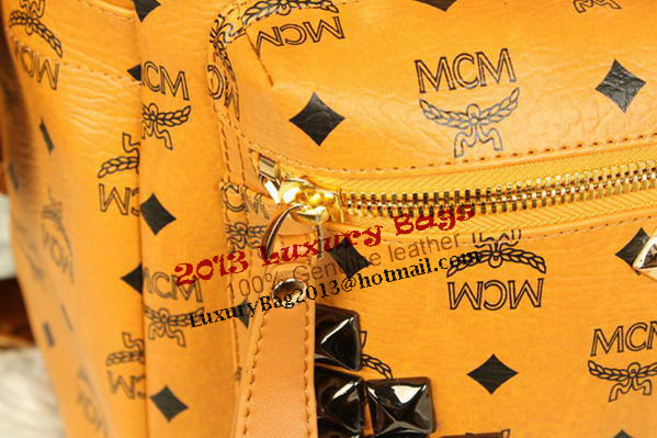 MCM Stark Backpack Jumbo in Calf Leather 8100 Camel MCM Stark Backpack Jumbo in Calf Leather 8100 Camel