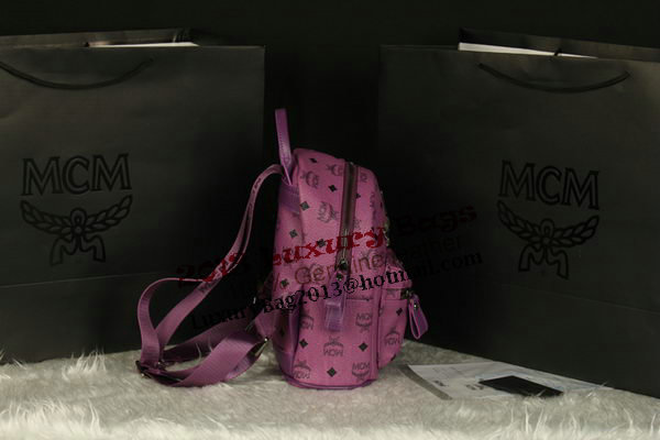 MCM Stark Backpack Medium in Calf Leather 8003 Purple MCM Stark Backpack Medium in Calf Leather 8003 Purple