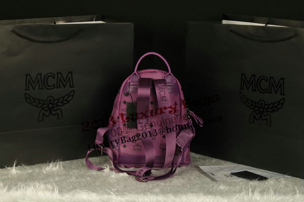 MCM Stark Backpack Medium in Calf Leather 8003 Purple MCM Stark Backpack Medium in Calf Leather 8003 Purple