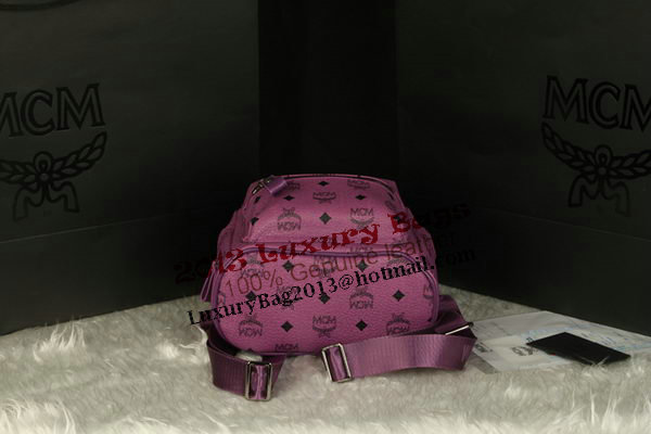 MCM Stark Backpack Medium in Calf Leather 8003 Purple MCM Stark Backpack Medium in Calf Leather 8003 Purple