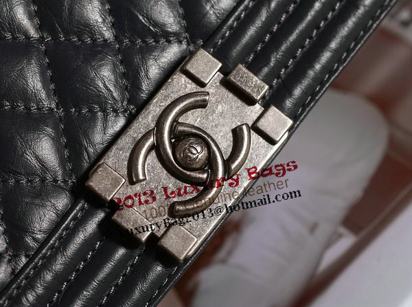 Chanel Boy Flap Shoulder Bag in Dark Blue Original Glazed Crackled A67086 Silver Chanel Boy Flap Shoulder Bag in Dark Blue Original Glazed Crackled A67086 Silver