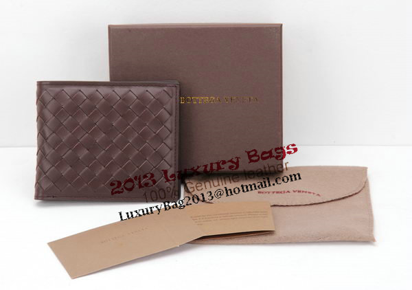 Bottega Veneta Intrecciato Nappa Wallet BV2006 Brown Bottega Veneta Intrecciato Nappa Wallet BV2006 Brown