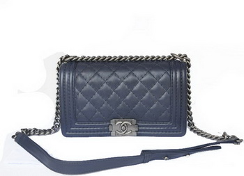 Chanel Boy Flap Shoulder Bag Original Calfskin Leather A67086 RoyalBlue Chanel Boy Flap Shoulder Bag Original Calfskin Leather A67086 RoyalBlue