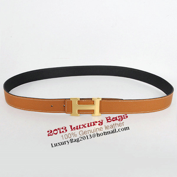 Hermes Camel Bovine Jugular Veins Belt HR1006A Gold Hermes Camel Bovine Jugular Veins Belt HR1006A Gold