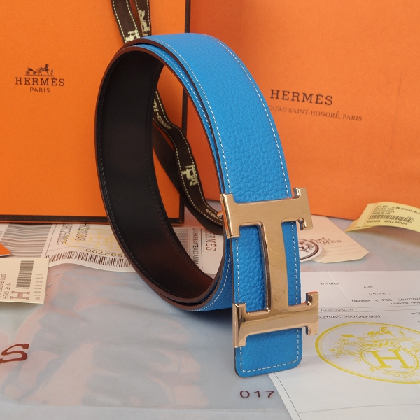 Hermes Imported Belt HR1002C Blue