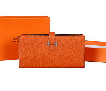 Hermes Bearn Japonaise Bi-Fold Wallet Original Leather A1018 Wheat Hermes Bearn Japonaise Bi-Fold Wallet Original Leather A1018 Wheat