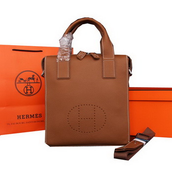 Hermes Original Calf Leather Tote Bag M86682 Wheat