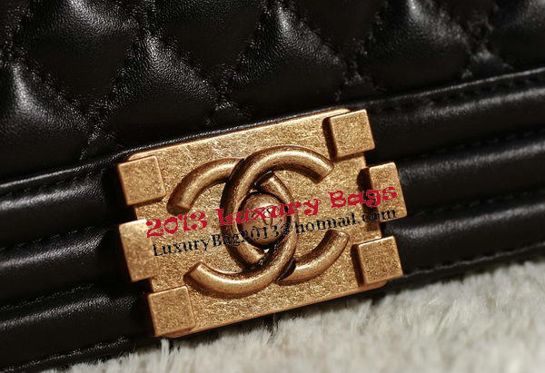 Chanel Boy Flap Shoulder Bag in Black Original Leather Gold Chanel Boy Flap Shoulder Bag in Black Original Leather Gold
