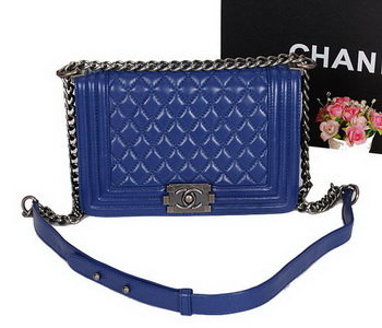 Boy Chanel Flap Shoulder Bag Original Sheepskin Leather A67086 RoyalBlue Boy Chanel Flap Shoulder Bag Original Sheepskin Leather A67086 RoyalBlue