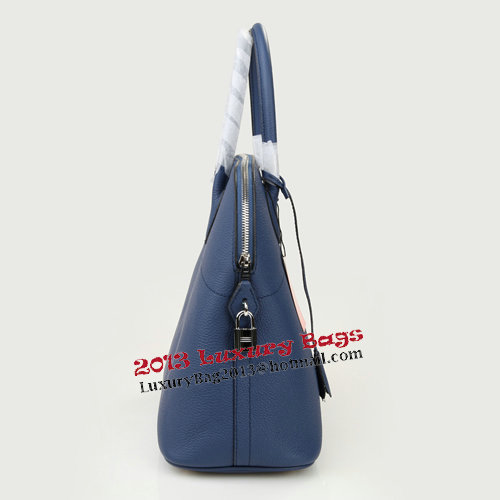 Hermes Bolide 37CM Tote Bags Calf Leather Blue Hermes Bolide 37CM Tote Bags Calf Leather Blue