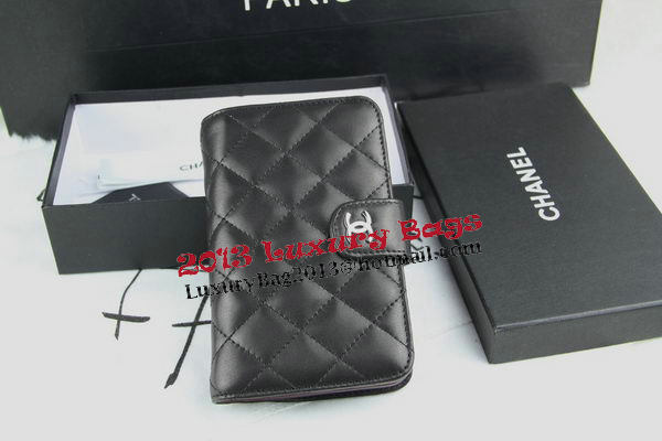 Chanel Matelasse Bi-Fold Wallet in Original Sheepskin A48667 Black