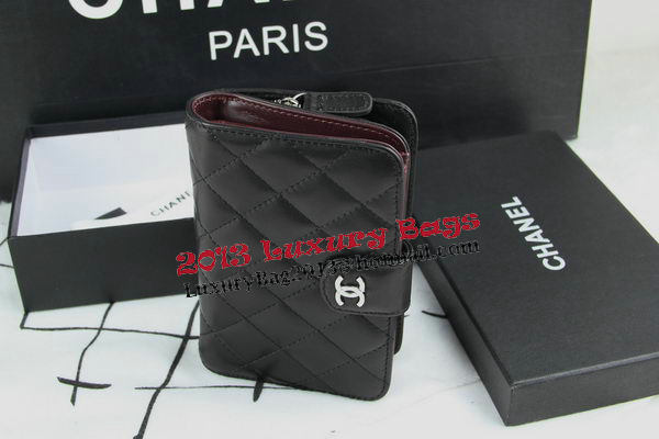 Chanel Matelasse Bi-Fold Wallet in Original Sheepskin A48667 Black