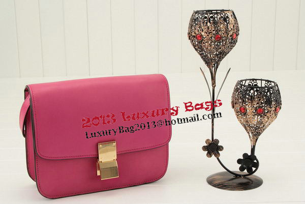 Celine Classic Box Small Flap Bag Smooth Leather 11042 Rose Celine Classic Box Small Flap Bag Smooth Leather 11042 Rose