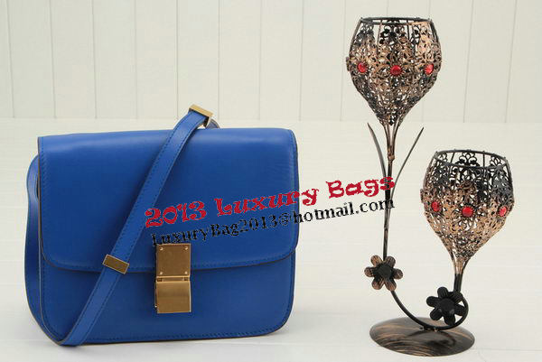 Celine Classic Box Small Flap Bag Smooth Leather 11042 Royal Celine Classic Box Small Flap Bag Smooth Leather 11042 Royal