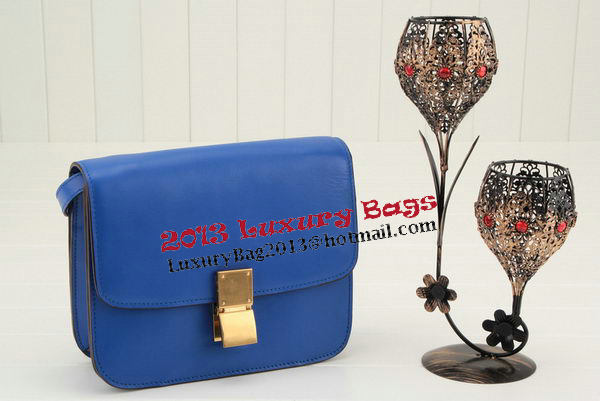 Celine Classic Box Small Flap Bag Smooth Leather 11042 Royal Celine Classic Box Small Flap Bag Smooth Leather 11042 Royal