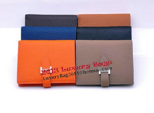 Hermes Bearn Japonaise Bi-Fold Wallet Grainy Leather H68943 Hermes Bearn Japonaise Bi-Fold Wallet Grainy Leather H68943