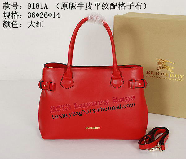 BurBerry Tote Bag Bag in Original Leather 9181A BurBerry Tote Bag Bag in Original Leather 9181A