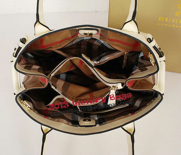 BurBerry Tote Bag Bag in Original Leather 9181A BurBerry Tote Bag Bag in Original Leather 9181A