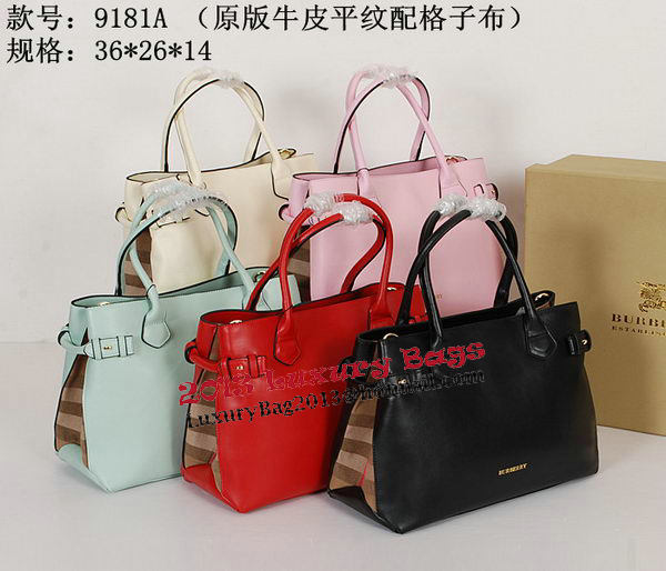 BurBerry Tote Bag Bag in Original Leather 9181A BurBerry Tote Bag Bag in Original Leather 9181A