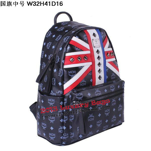 MCM Medium Flag of UK Backpack MC5173 Black MCM Medium Flag of UK Backpack MC5173 Black