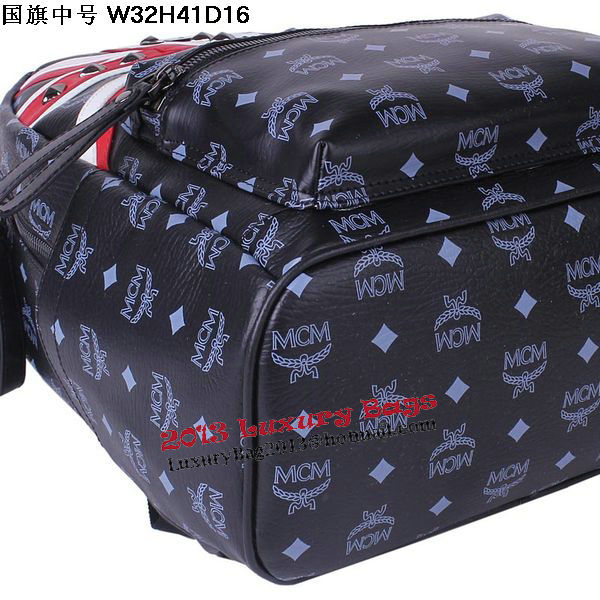 MCM Medium Flag of UK Backpack MC5173 Black MCM Medium Flag of UK Backpack MC5173 Black