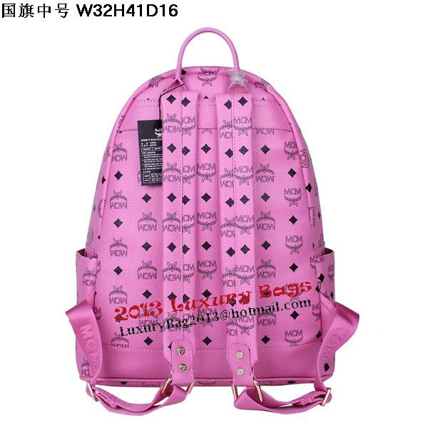 MCM Medium Flag of UK Backpack MC5173 Rosy MCM Medium Flag of UK Backpack MC5173 Rosy