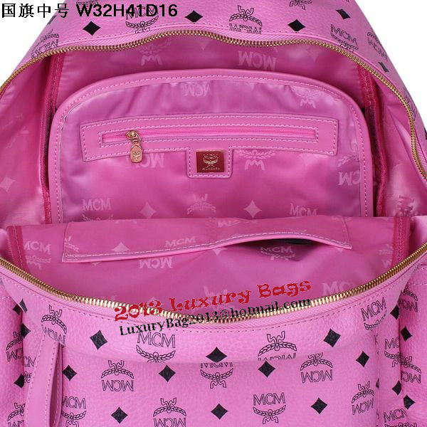 MCM Medium Flag of UK Backpack MC5173 Rosy MCM Medium Flag of UK Backpack MC5173 Rosy