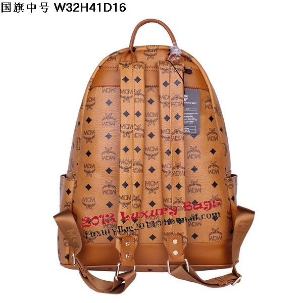 MCM Medium Flag of UK Backpack MC5173 Wheat MCM Medium Flag of UK Backpack MC5173 Wheat