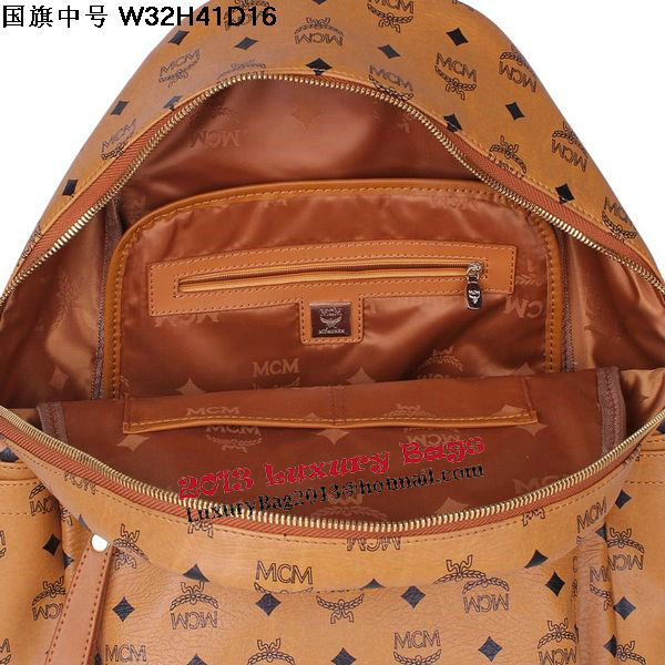 MCM Medium Flag of UK Backpack MC5173 Wheat MCM Medium Flag of UK Backpack MC5173 Wheat