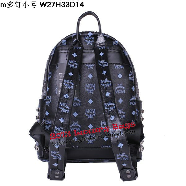 MCM Small Stark Front Studs Backpack MC4237S Black MCM Small Stark Front Studs Backpack MC4237S Black