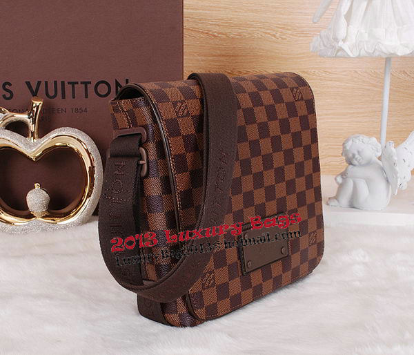 Louis Vuitton Damier Ebene Canvas Brooklyn PM N51210 Louis Vuitton Damier Ebene Canvas Brooklyn PM N51210