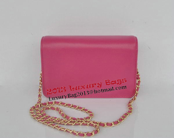 Chanel Flap Shoulder Bag Rose Calfskin Leather CHA33818 Gold Chanel Flap Shoulder Bag Rose Calfskin Leather CHA33818 Gold