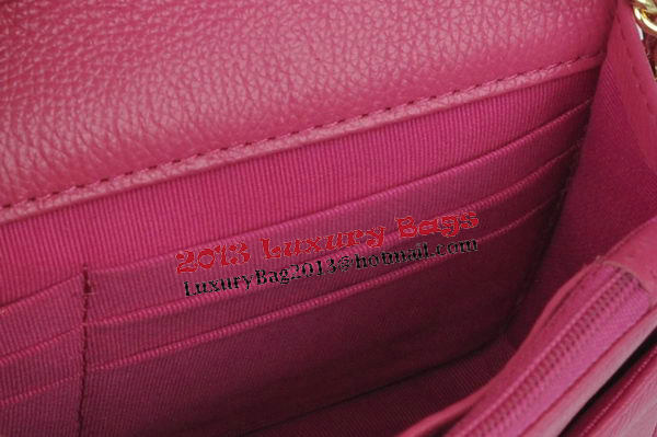Chanel Flap Shoulder Bag Rose Calfskin Leather CHA33818 Gold Chanel Flap Shoulder Bag Rose Calfskin Leather CHA33818 Gold