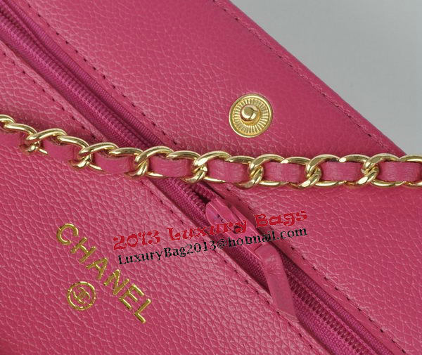 Chanel Flap Shoulder Bag Rose Calfskin Leather CHA33818 Gold Chanel Flap Shoulder Bag Rose Calfskin Leather CHA33818 Gold