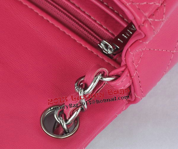 Chanel mini Classic Flap Bag Rose Original Sheekskin CHA1115 Silver Chanel mini Classic Flap Bag Rose Original Sheekskin CHA1115 Silver