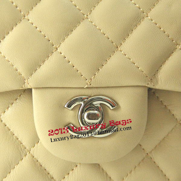 Chanel mini Classic Flap Bag Apricot Leather 1115 Silver Chain Chanel mini Classic Flap Bag Apricot Leather 1115 Silver Chain