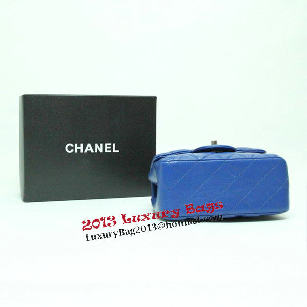 Chanel mini Classic Flap Bag Royal Leather 1115 Silver Chain Chanel mini Classic Flap Bag Royal Leather 1115 Silver Chain