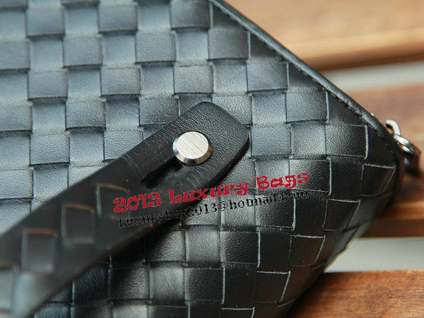 Bottega Veneta Intrecciato Calfskin Wallet BV1889 Black Bottega Veneta Intrecciato Calfskin Wallet BV1889 Black