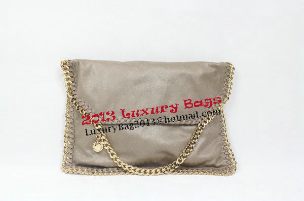 Stella McCartney Falabella Khaki PVC Cross Body Bag 876 Gold