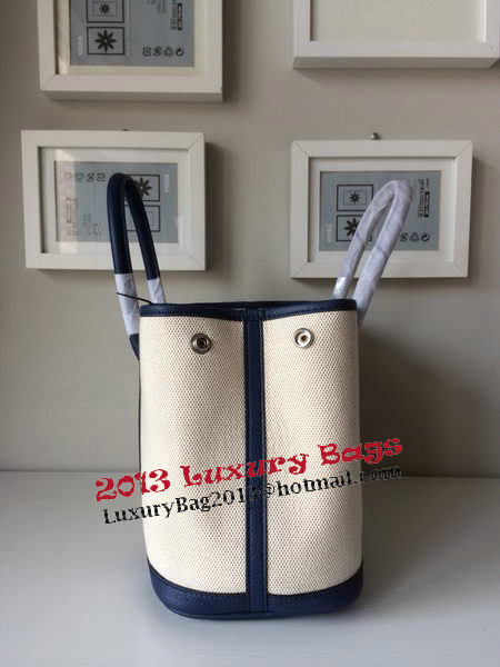 Hermes Garden Party 30CM Bag Canvas Leather H11S Royal Hermes Garden Party 30CM Bag Canvas Leather H11S Royal