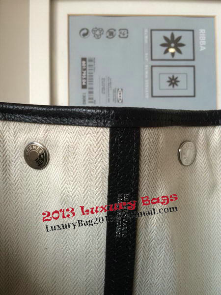Hermes Garden Party 36CM Bag Canvas Leather H11M Black&White Hermes Garden Party 36CM Bag Canvas Leather H11M Black&White