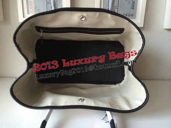 Hermes Garden Party 36CM Bag Canvas Leather H11M Black&White Hermes Garden Party 36CM Bag Canvas Leather H11M Black&White