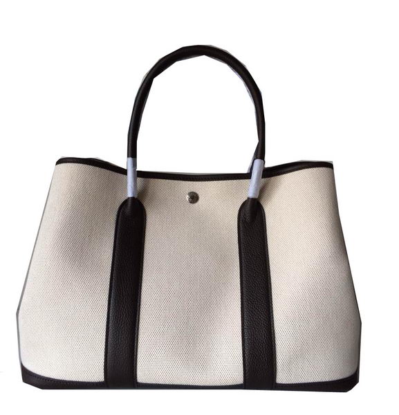 Hermes Garden Party 36CM Bag Canvas Leather H11M Brown