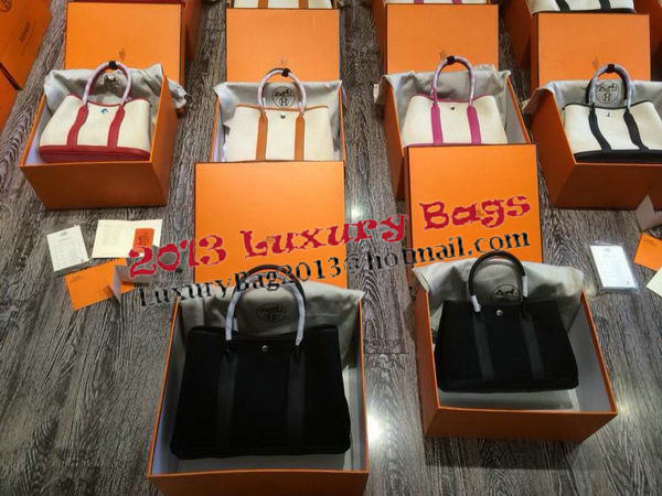 Hermes Garden Party 36CM Bag Canvas Leather H11M Rosy Hermes Garden Party 36CM Bag Canvas Leather H11M Rosy